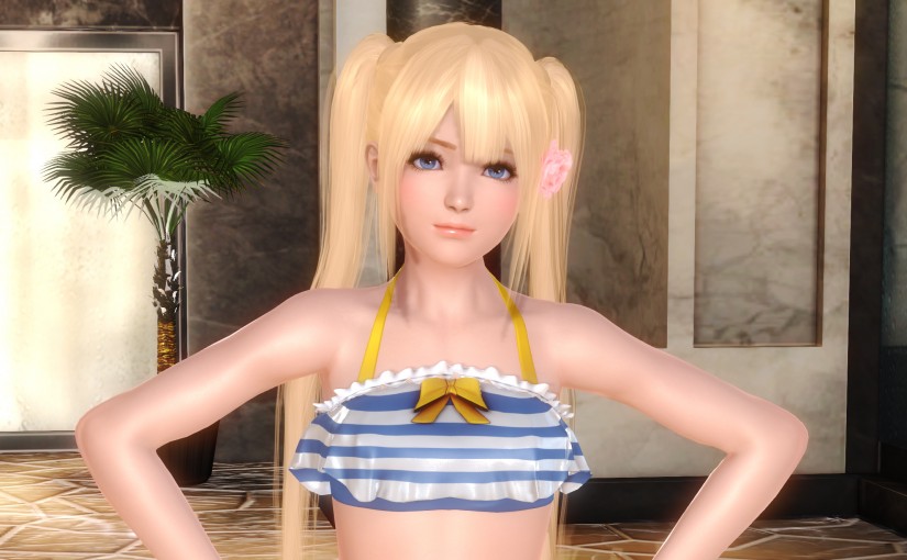 [HS][Request] Marie Rose’s Frilly Stripped Bikini